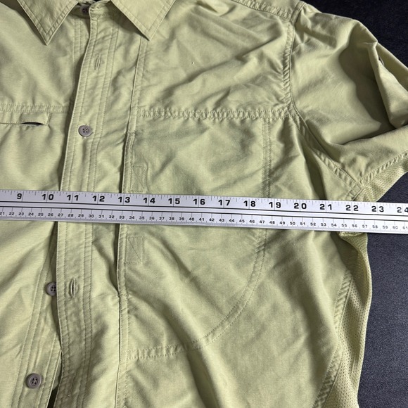 Mountain Hardwear Long Sleeve Quick Dry Outdoor Shirt Men's Size Large Green - Picture 7 of 7